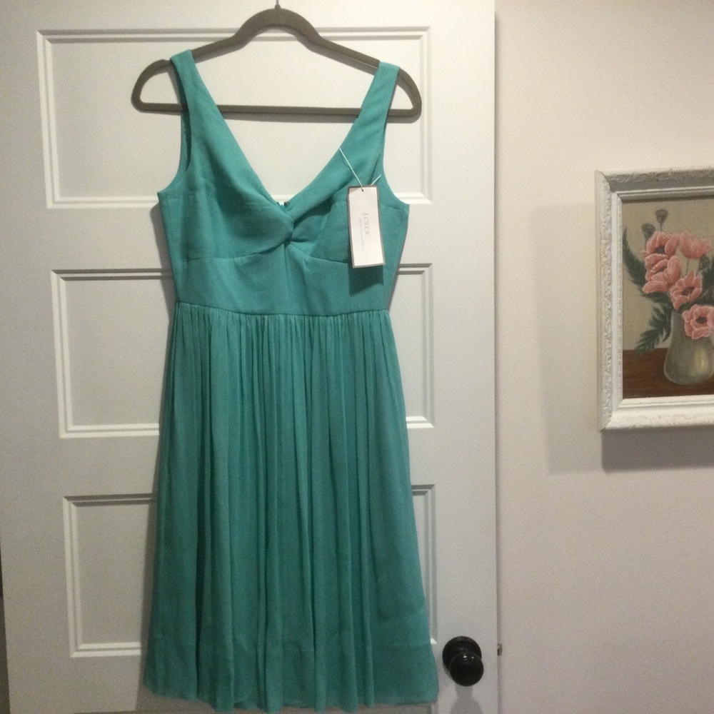 J Crew Silk Special Occasion Dress With Pockets
